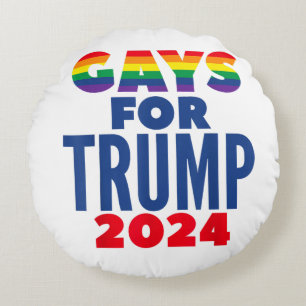 Coussins Ronds Gays Pour L'Élection De Trump En 2024