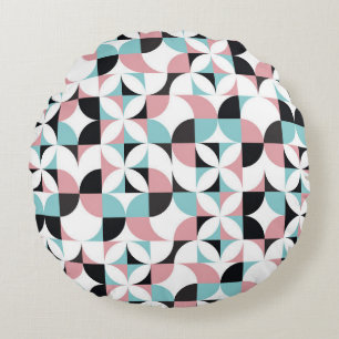 Coussins Ronds Géométrie minimaliste motif transparent