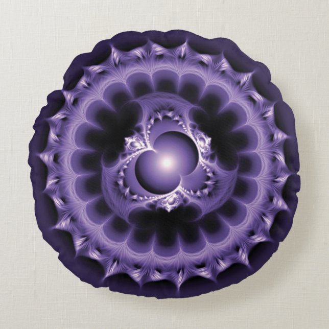 Coussins Ronds Géométrie sacrée (Devant)