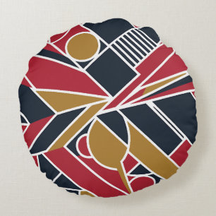 Coussins Ronds Géométrique Audacieux - Oreillers - Décoration de 