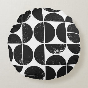 Coussins Ronds Géométrique minimaliste : Semicules scandinaves.