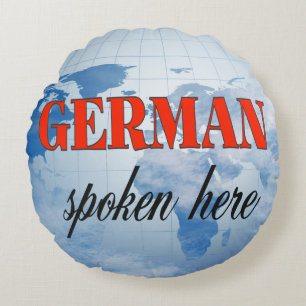 Coussins Ronds German se moque de la terre