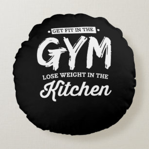 Coussins Ronds Get Fit In the Gym Lose Weight