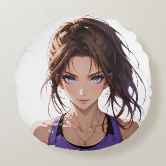 Coussins Ronds GIDAGI Fitness - Tee style Manga Gym