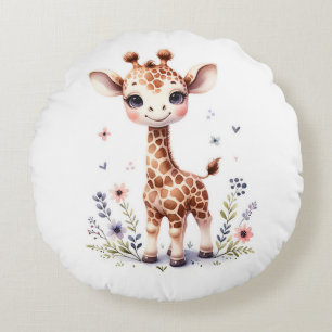 Coussins Ronds Giraffe