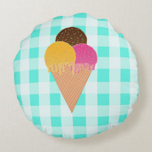Coussins Ronds Glace