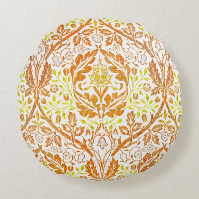 Coussins Ronds Golden Bough William Morris Vintage Art Nouveau (Devant)