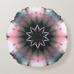 Coussins Ronds Gothique Frozen Winter Spider Web