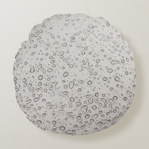 Coussins Ronds gouttelettes d'eau