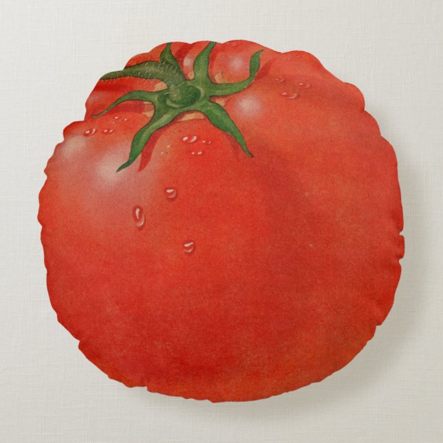 Coussins Ronds grande GRANDE tomate juteuse (Devant)