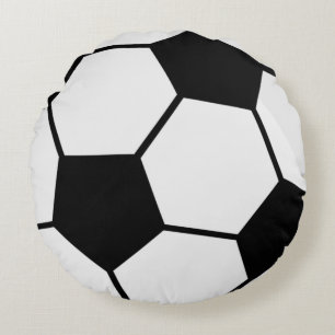 Coussins Ronds Graphique de ballon de football classique Fan de s