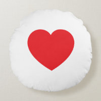 Graphique de cœur d'amour rouge blanc moderne simp