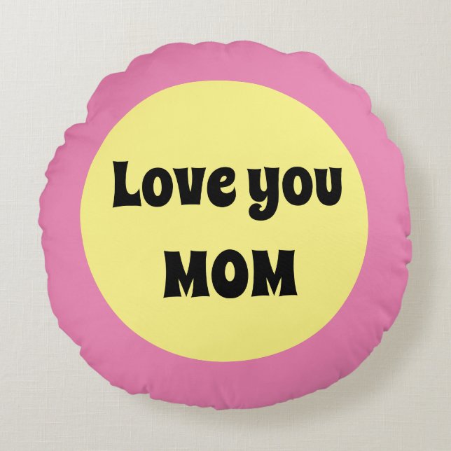 Coussins Ronds Gros point jaune (Devant)