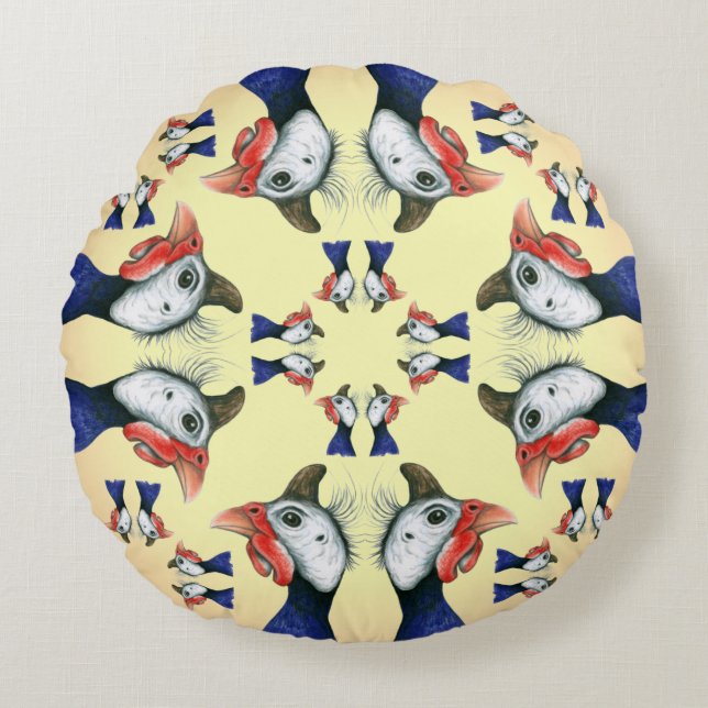 Coussins Ronds Guineas Partout ! (Devant)