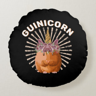 Coussins Ronds Guinicorne Guinée Cochon Unicorn