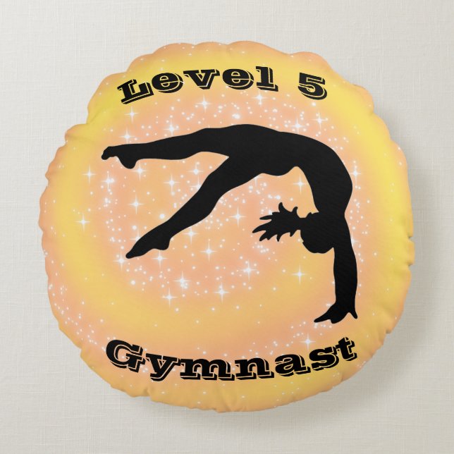 Coussins Ronds Gymnaste de niveau 5 (Devant)