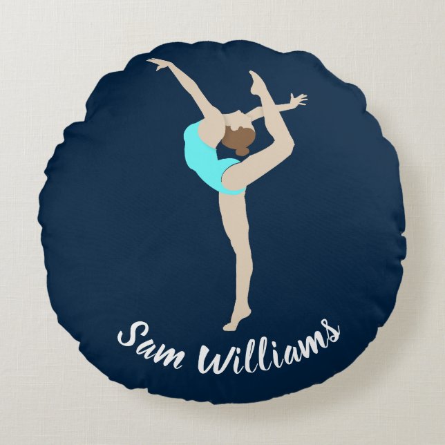 Coussins Ronds Gymnaste féminine (Devant)