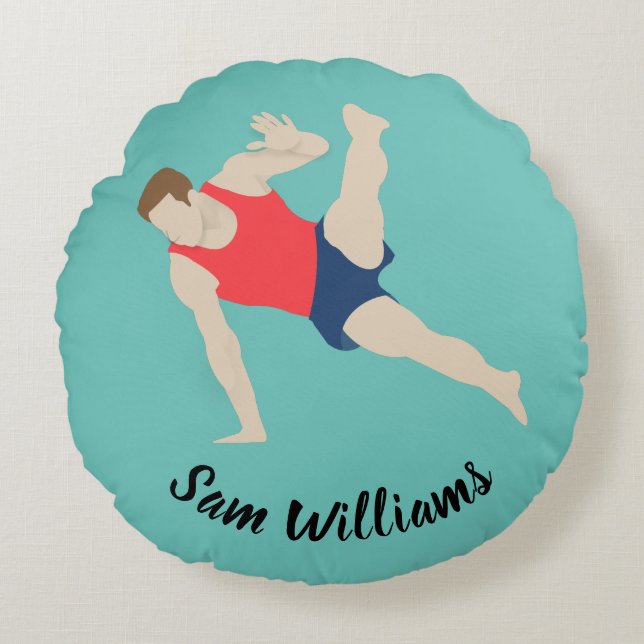 Coussins Ronds Gymnaste masculin (Devant)