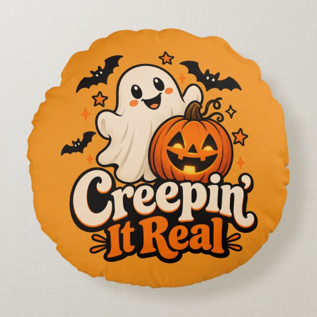 Coussins Ronds Halloween (Devant)