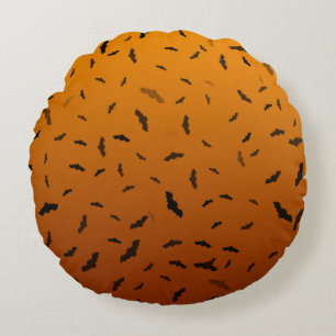Coussins Ronds Halloween - Chauves-souris