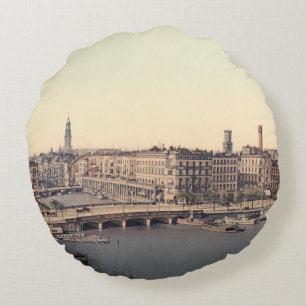 Coussins Ronds Hambourg Alsterarkaden Deutschland Alster Allemagn