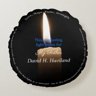 Coussins Ronds HAMbyWG - Mémorial aux bougies