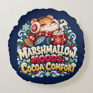 Coussins Ronds Hamster Confort Cocoa Humeurs de Guimauve