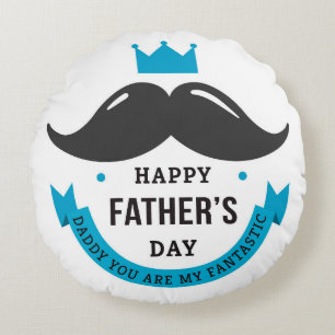 Coussins Ronds Happy Father's Day