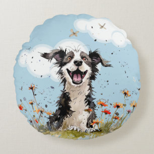 Coussins Ronds Happy Pup
