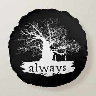 Coussins Ronds Harry Potter   Always Quote Silhouette