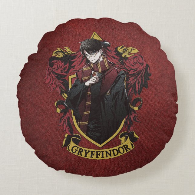 Coussins Ronds HARRY POTTER™ | Anime HARRY POTTER™ Crest (Devant)