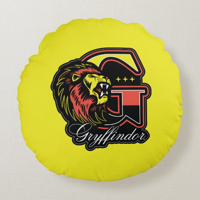 Coussins Ronds HARRY POTTER™ | Badge sportif GRYFFINDOR™ (Devant)