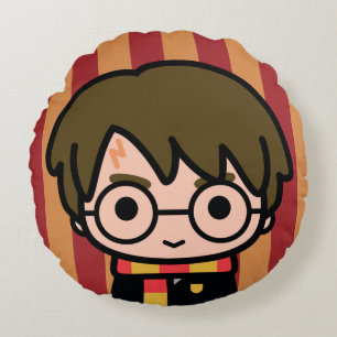 Coussins Ronds Harry Potter Cartoon Caractère Art