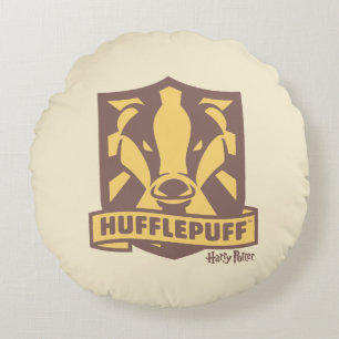 Coussins Ronds HARRY POTTER™ Été Magique HUFFLEPUFF™ Crest