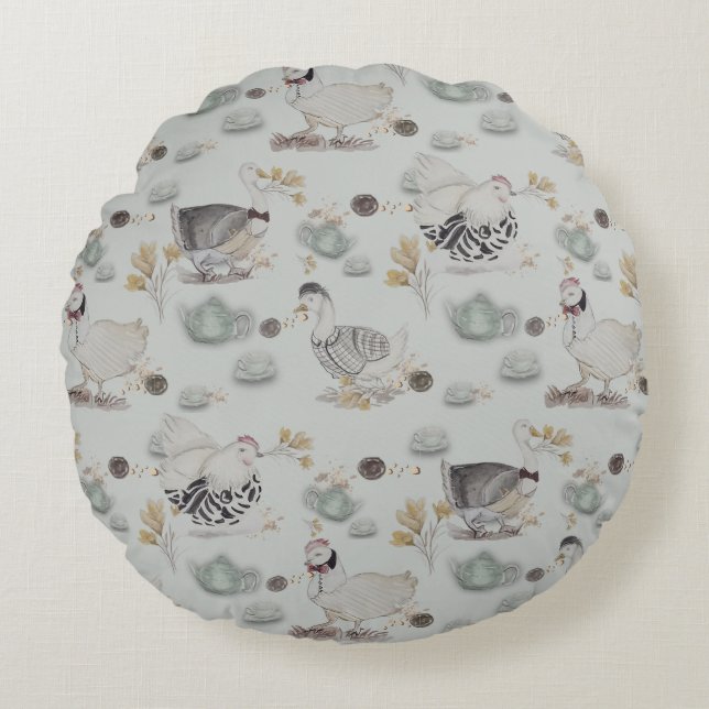Coussins Ronds Haute Couture Print Kidsroom (Devant)