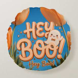 Coussins Ronds Hey Boo ! Halloween