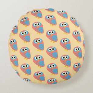 Coussins Ronds Hibou hotoo
