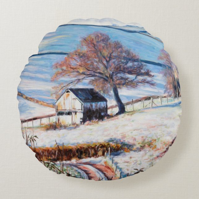 Coussins Ronds Hiver Frost 2009 (Devant)