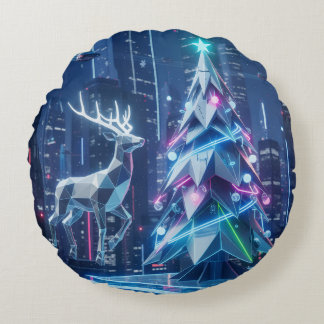 Coussins Ronds Holiday Throw Pillow