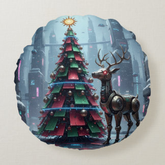 Coussins Ronds Holiday Throw Pillow