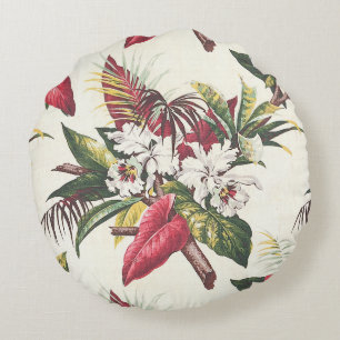 Coussins Ronds Hollywood tropical
