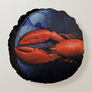 Coussins Ronds Homard de plat de Tiffany