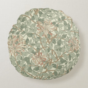 Coussins Ronds Honeysuckel Floral Wallpaper William Morris