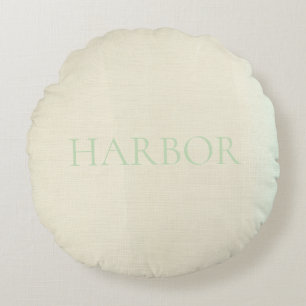 Coussins Ronds Horizon Aquarelle Ivoire
