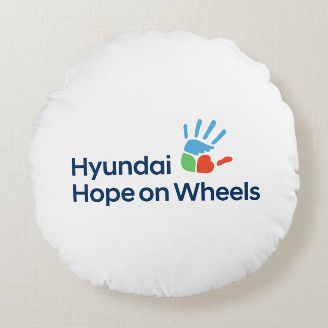 Coussins Ronds Hyundai Hope on Wheels Pillow  (Devant)