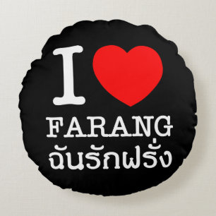 Coussins Ronds I Heart (Amour) Farang
