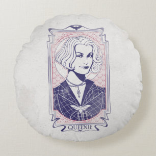 Coussins Ronds Illustration de QUEENIE GOLDSTEIN™