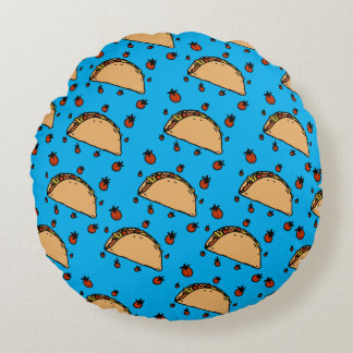 Coussins Ronds Illustration of tacos