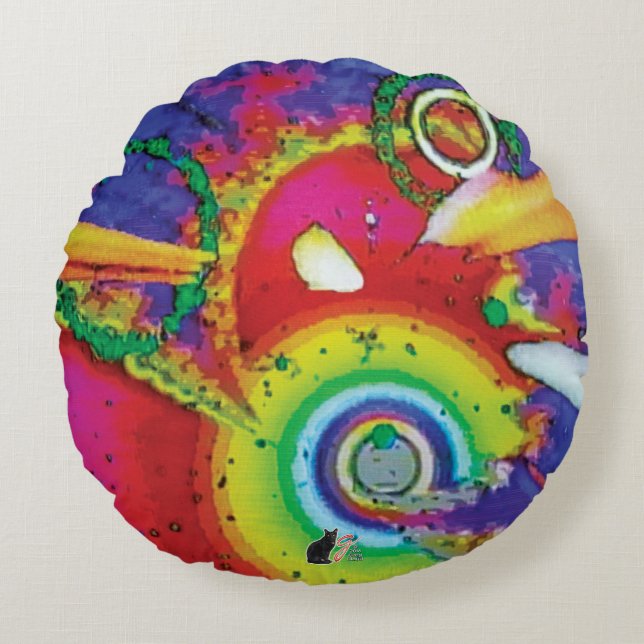 Coussins Ronds Image KC de seuil (Devant)