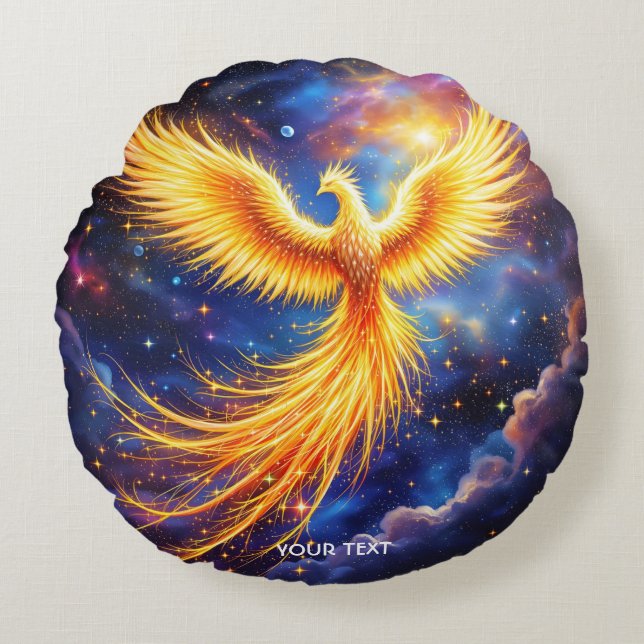 Coussins Ronds Imaginaire Phoenix Stars Space (Devant)